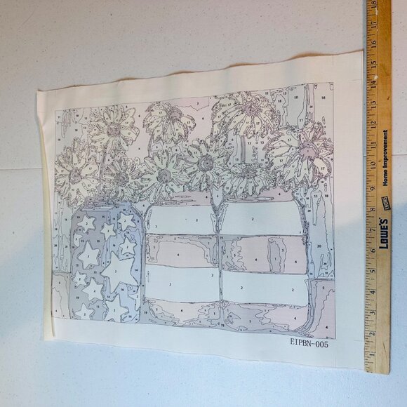 Patriotic Mason Jar Paint By Number Kit Craft Kit - Picture 9 of 9